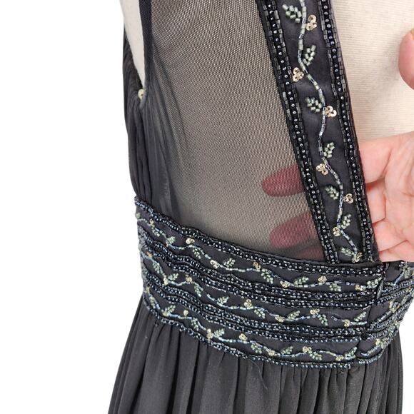 OC OC Silk Beaded Gown – Timeless Elegance, Formal Statement - Picture 10 of 11